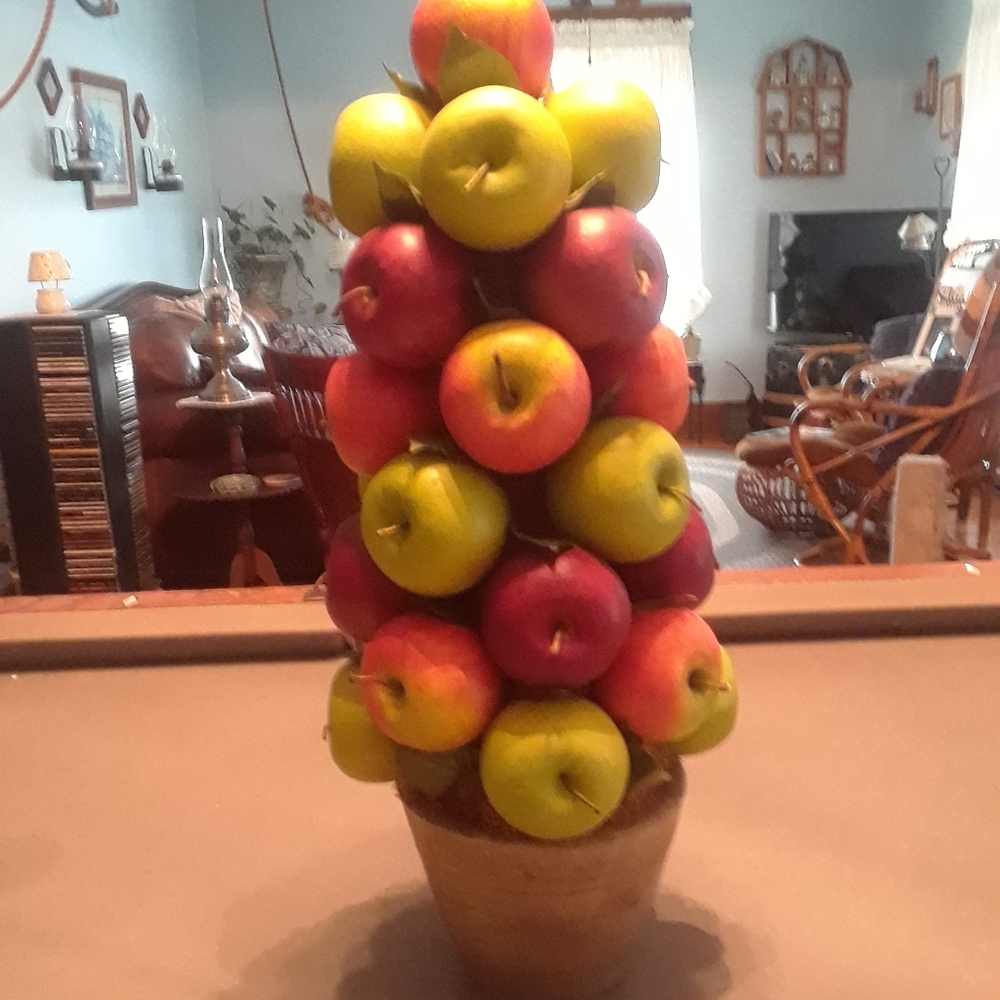 Faux Apple Centerpiece